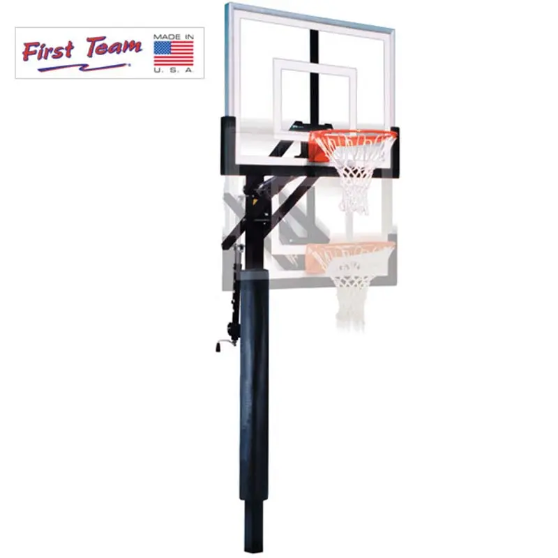 First Team Jam Adjustable In-Ground Basketball Hoop System