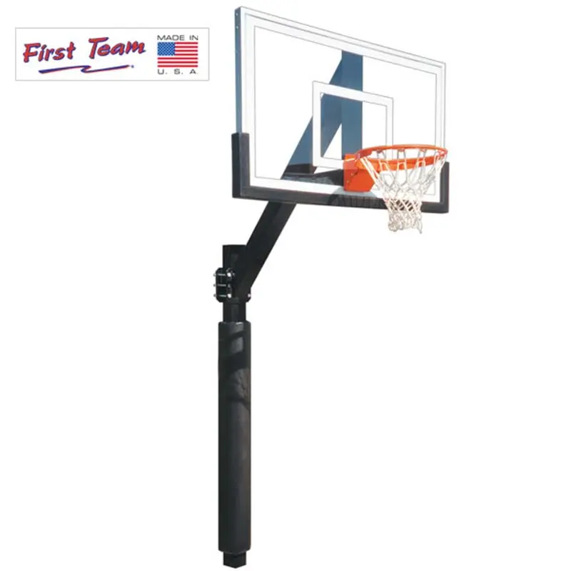 First Team Legend Jr. Fixed-Height In-Ground Youth Basketball Hoop
