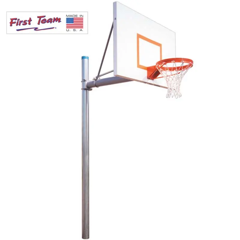 First Team Renegade Fixed-Height In-Ground Basketball System