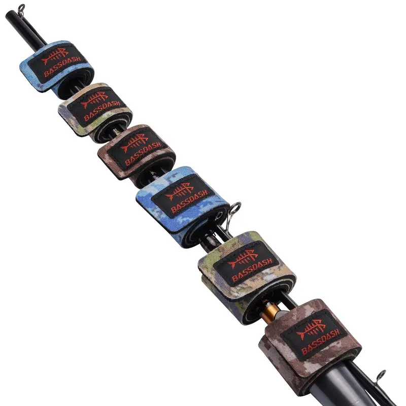 Fishing Rod Strap Set – 6-Pack Adjustable, Non-Slip Carrying Straps