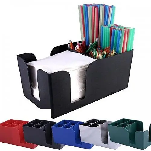 Five-Section Bar Organizer Caddy with Color Options
