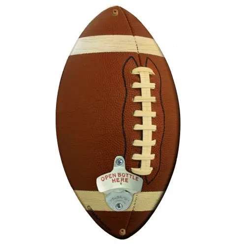 Football-Themed Wall Bottle Opener – Decorative Sports Design