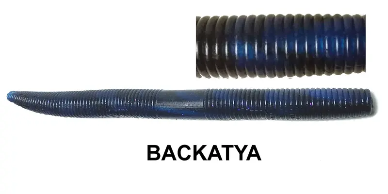 Gambler 7-Inch Fat Ace Soft Plastic Worm – Pack of 5