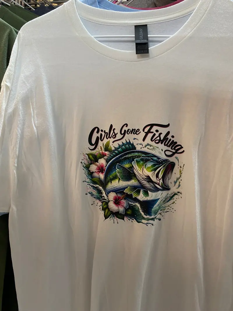 Girls Gone Fishing Graphic T-Shirts