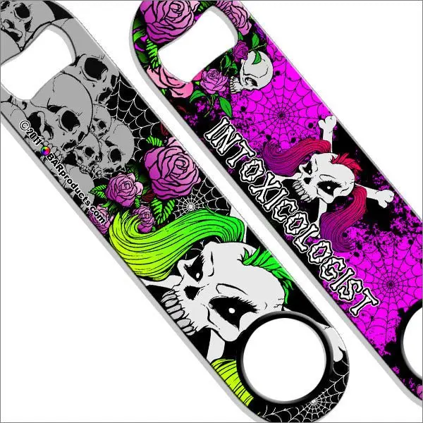 Girly Punk–Style Speed Bottle Opener and Bar Key – Intoxicologist Edition