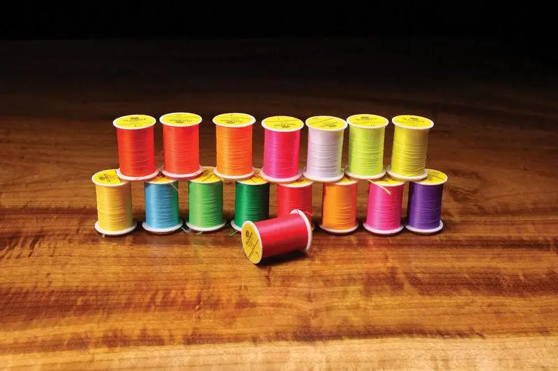 GLO-BRITE Fluorescent Floss – Bright, Reflective Fly-Tying Material