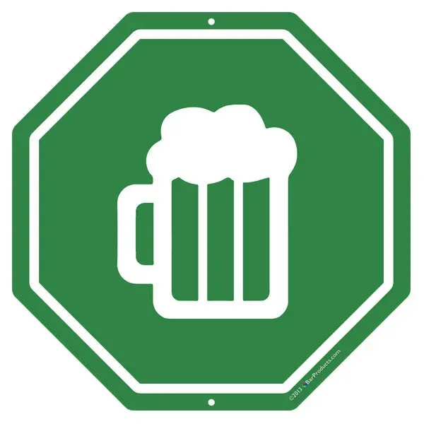 Go Beer! Metal Bar Sign with Kolorcoat™ Finish