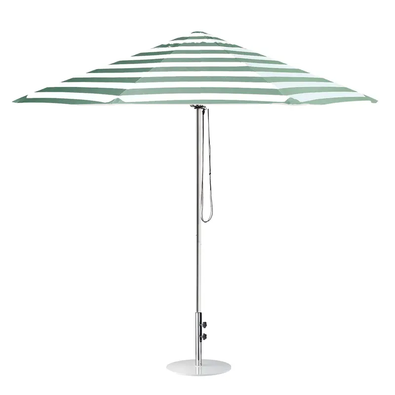 Go Large 2.5-Metre Umbrella with 25kg White Weighted Base