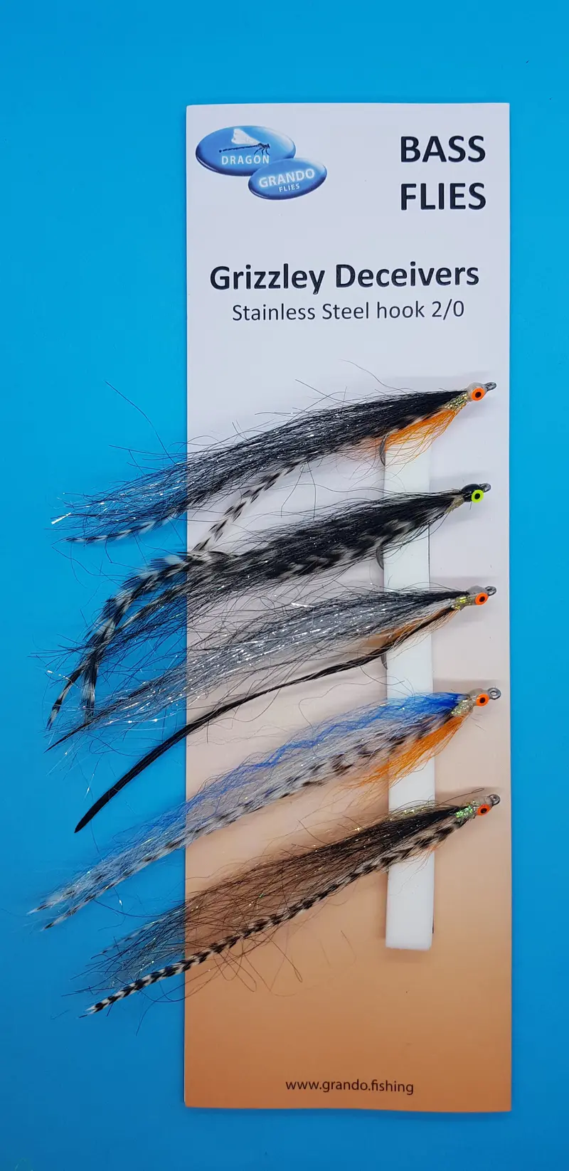 Grando Grizzley Deceiver-Style Bass Fly Collection
