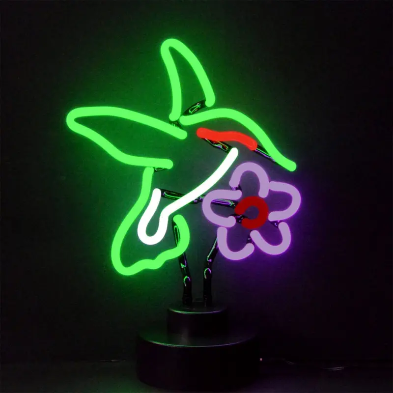 Handcrafted Hummingbird LED Neon Decor