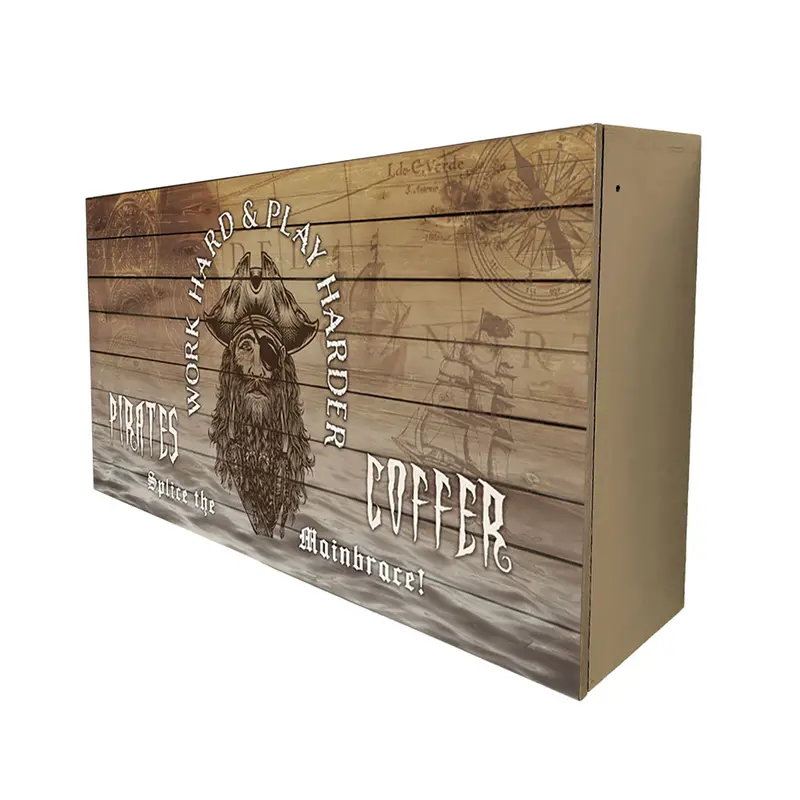 Handcrafted Murphy Walbar™ Pirate-Themed Bar Sign – Made in USA, Fully Customizable