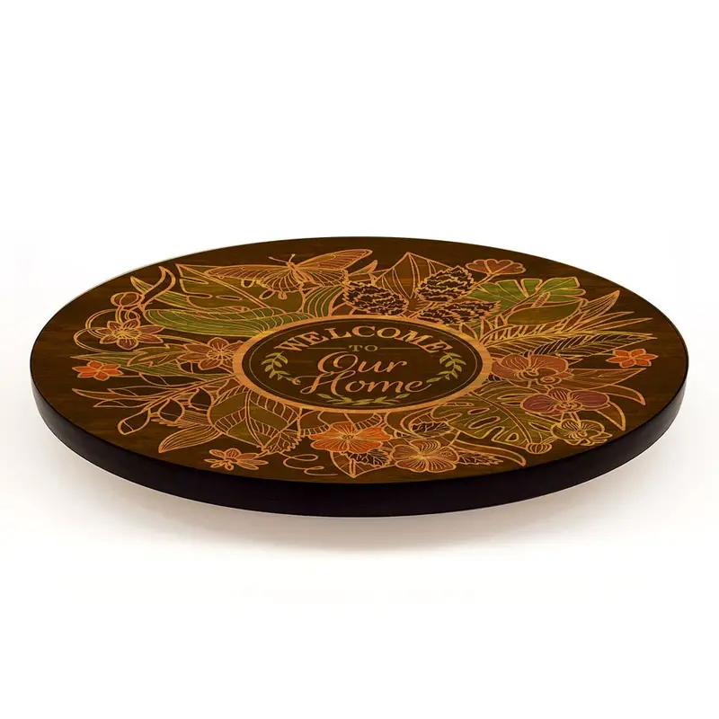 Handcrafted USA-Made Lazy Susan – Custom Size Options