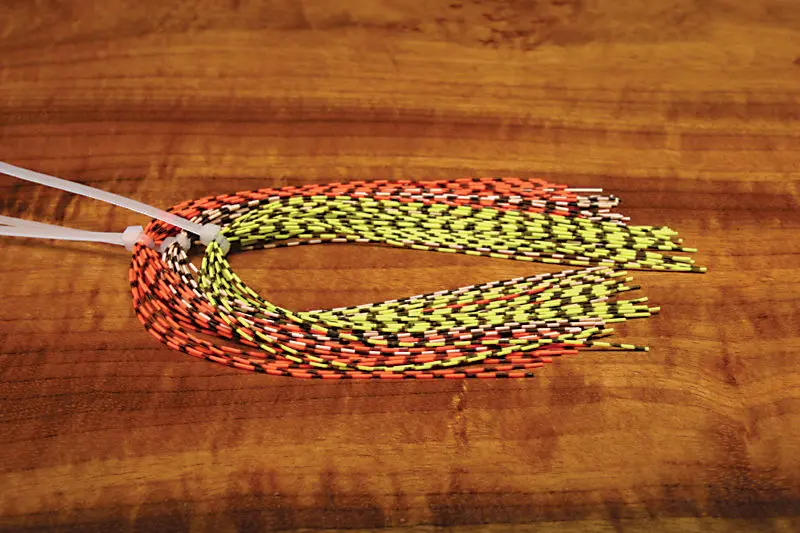 Hareline Grizzly Barred Rubber Legs – Textured & Flexible