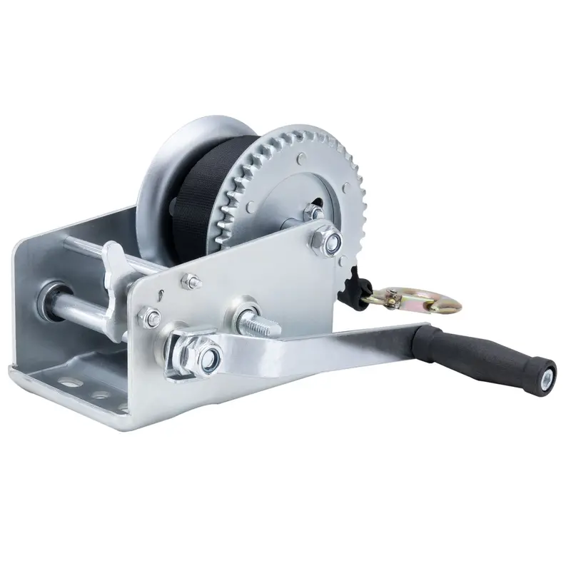 Heavy-Duty Bass Boat Trailer Winch System