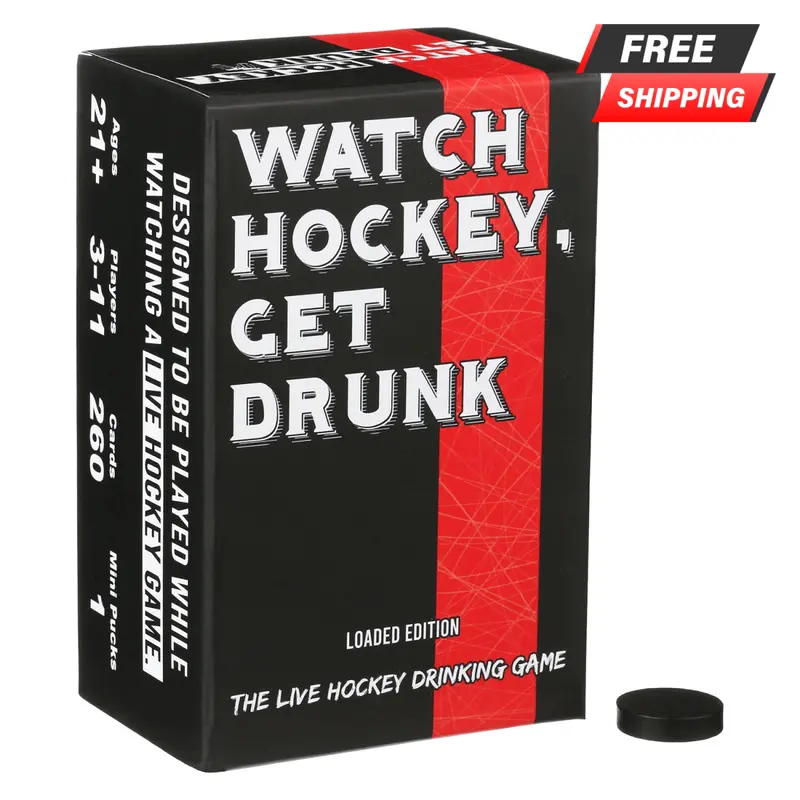 Hockey-Inspired ‘Watch & Drink’ Card Game for Fans