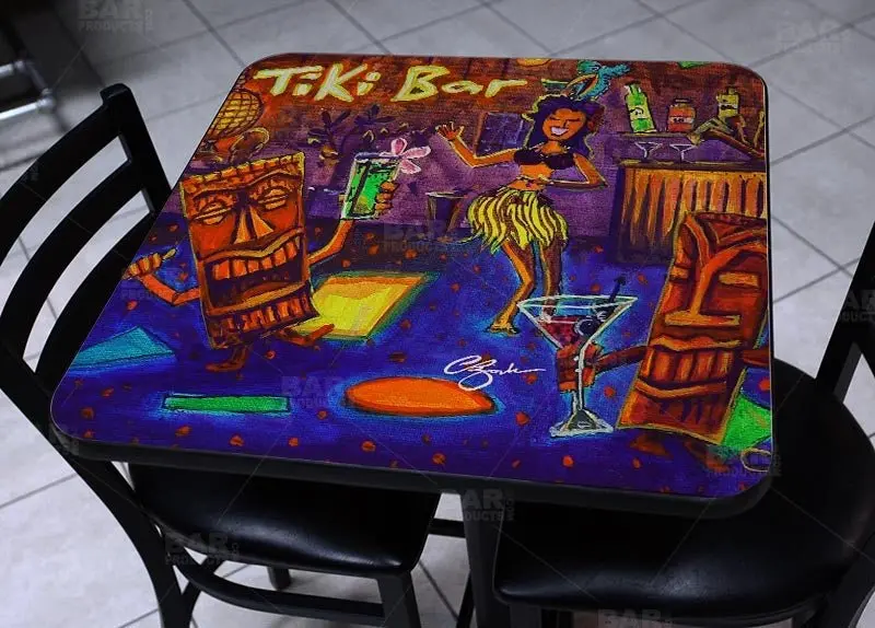 Hulu Bar Square Wooden Table Top – Two Size Options