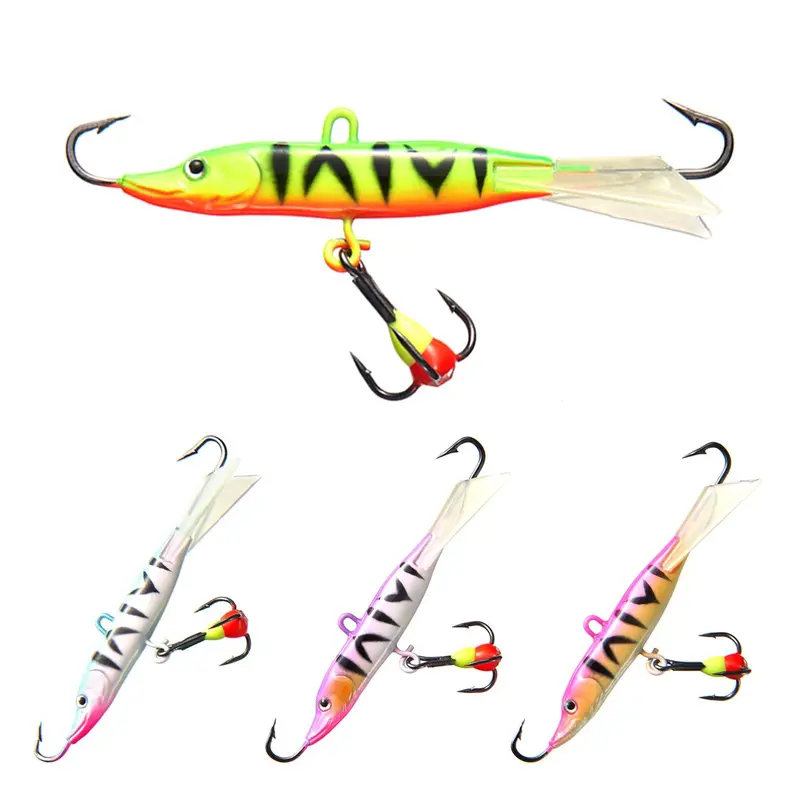 Ice Fishing Lure Assortment for Bass, Perch, Walleye & Pike