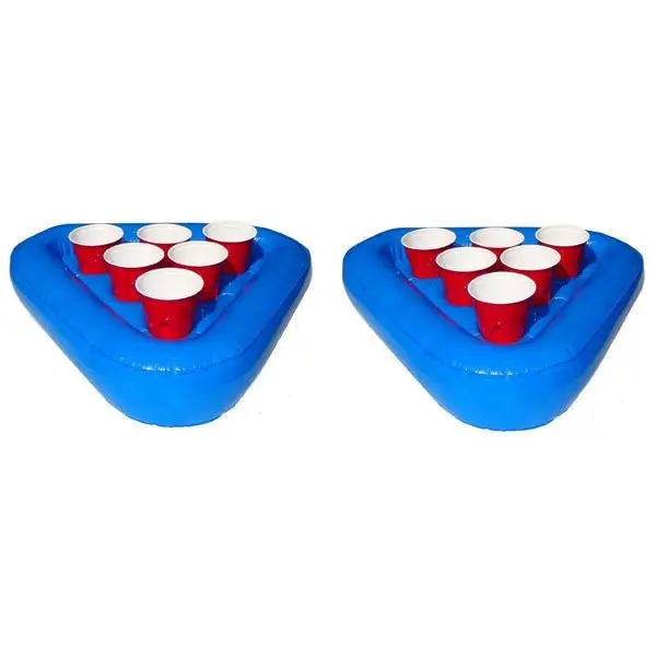 Inflatable Floating Beer Pong Rack – Twin Pack