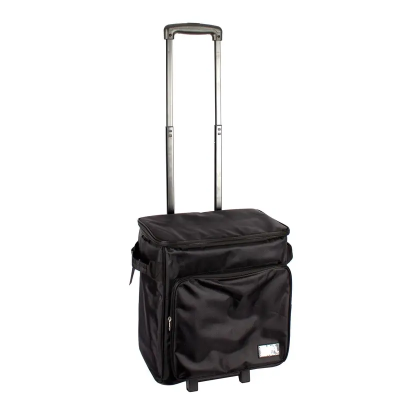 Insulated 12-Bottle Alcohol Travel Trolley Bag – Carry-On Friendly