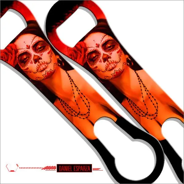 Isabella Muerta V-Rod® Bottle Opener with Distinctive Gothic Styling