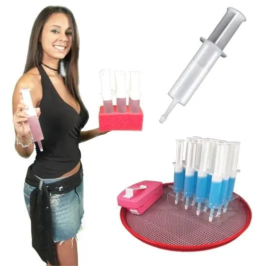 Jell-O Shot Injector Kit with Refillable Syringes and Tips