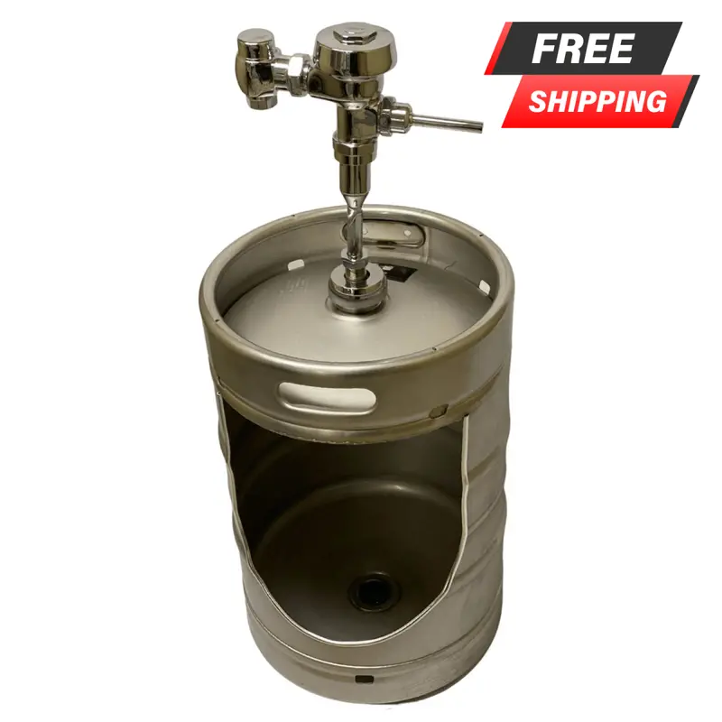 Keg Urinal Fixtures – Decorative & Functional Brewery Plumbing – Color Choices