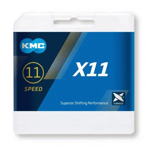 KMC X11R Grey 11-Speed Chain (114 or 118 Links)