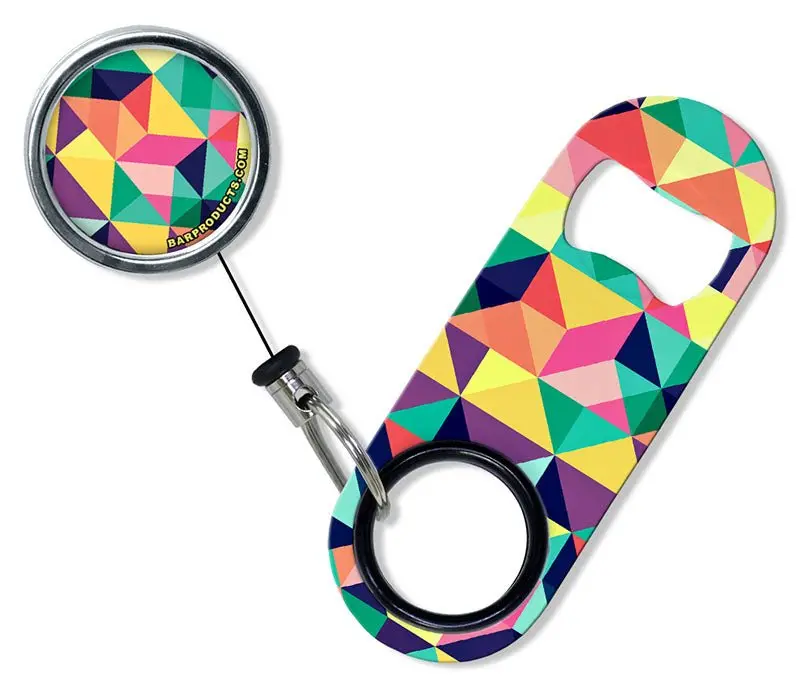 Kolorcoat Compact Bottle Opener with Retractable Reel – Prism Colorway