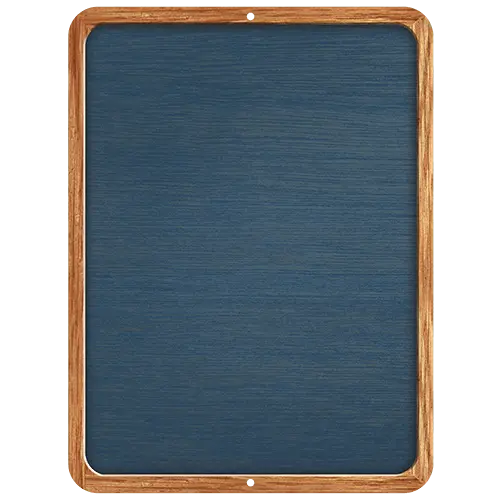 Kolorcoat™ Custom Metal Bar Sign – 9″ × 12″ Blue with Decorative Border