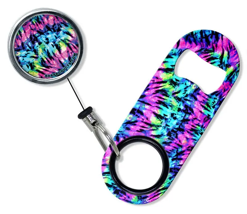 Kolorcoat Pocket-Sized Retractable Opener – Tie-Dye #3