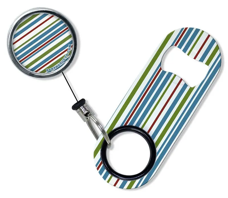 Kolorcoat Retractable Mini Opener – Bold Stripe Design