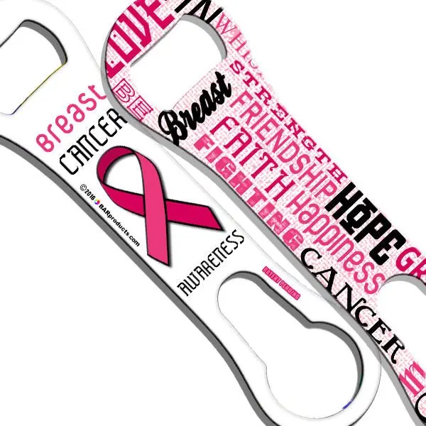 Kolorcoat® V-Rod® Bottle Opener – Breast Cancer Awareness Collage Design