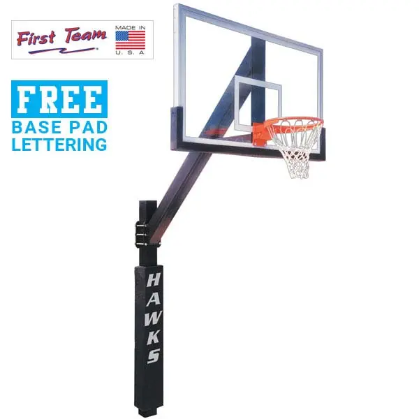 Legend Bolt-Down Fixed-Height In-Ground Basketball Hoop – First Team