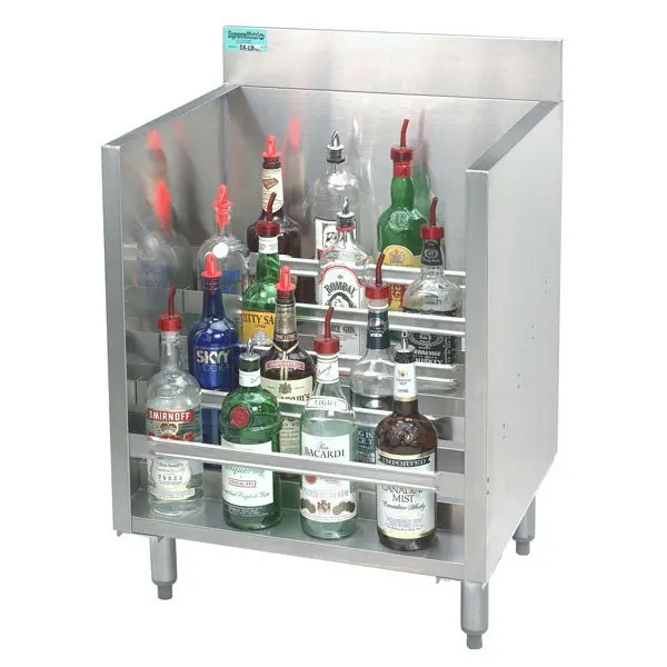Locking Liquor Display Rack – 2-Foot Deep Glass Shelving