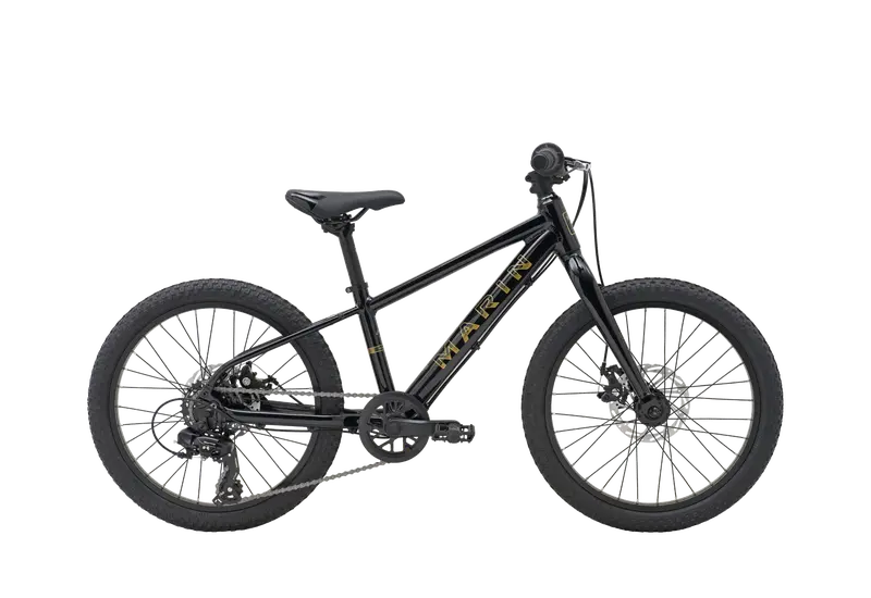 Marin Bayview Trail 20 Kids’ Bike – Black/Gold XS Aluminum Frame