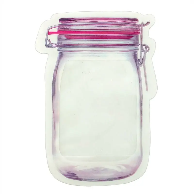 Mason Jar–Style Zipper Cocktail Carry Bag – 17 oz Leak-Resistant Pouch
