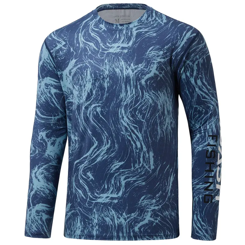 Men’s Long Sleeve Camo Sun Protection Shirt