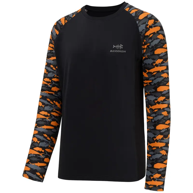 Men’s UPF 50+ Camo Long-Sleeve Fishing Shirt – New Colorways