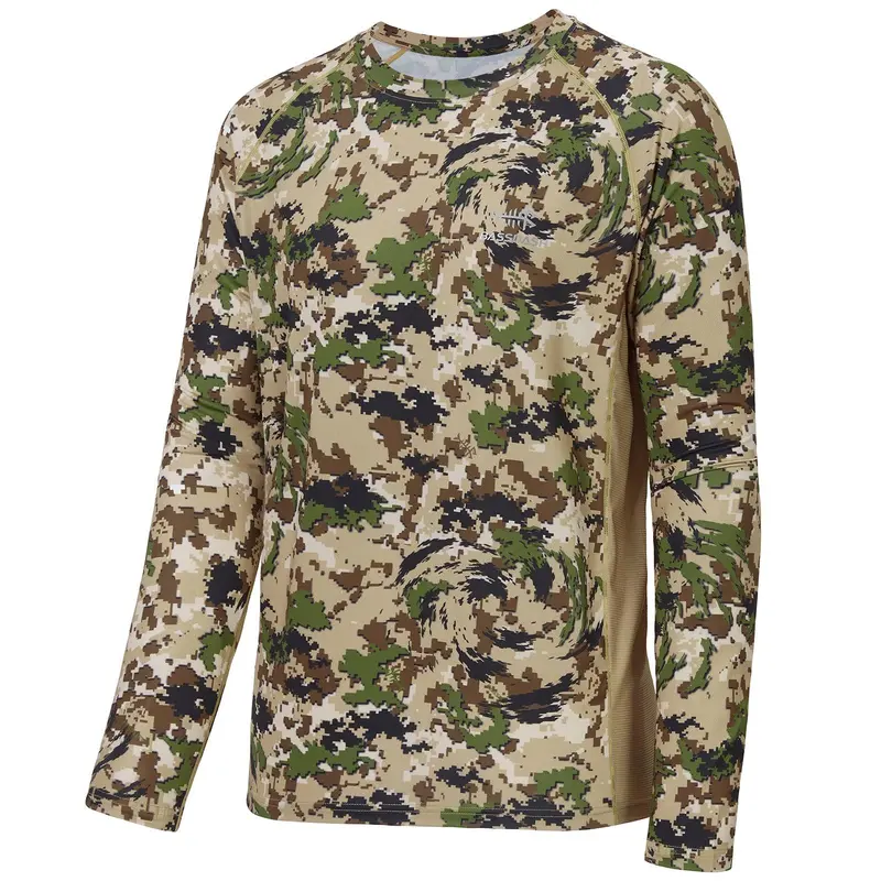 Men’s UPF 50+ Camo Long-Sleeve Hunting Shirt