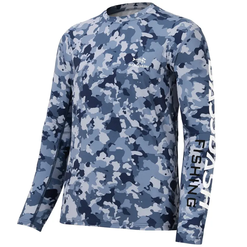 Men’s UPF 50+ Camo Long-Sleeve Performance T-Shirt