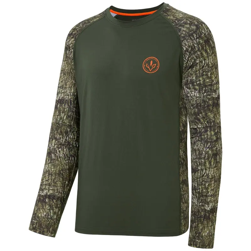 Men’s UPF 50+ Camo Long Sleeve Sun Shirt