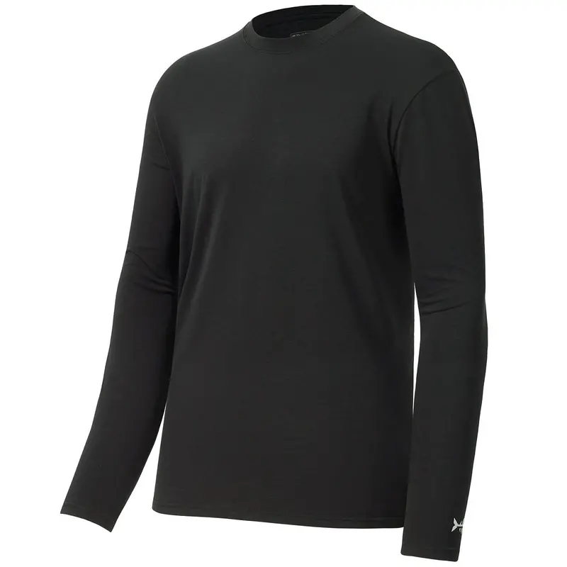 Men’s UPF 50+ Cotton-Blend Long-Sleeve Sun T-Shirt