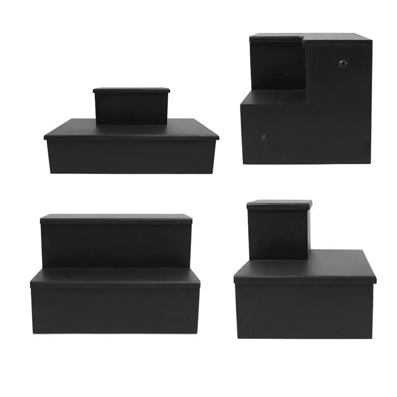 MixMaster™ Black 2-Tier Expandable Wooden Bottle Shelf