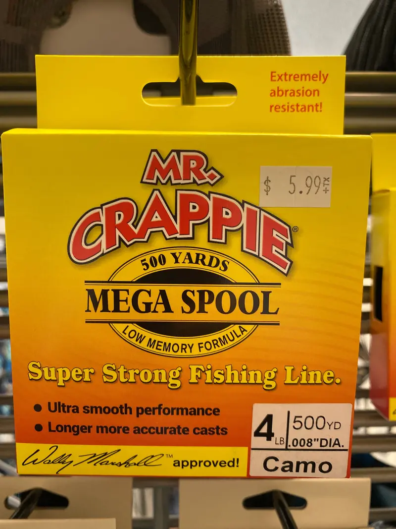 Mr. Crappie Monofilament Fishing Line