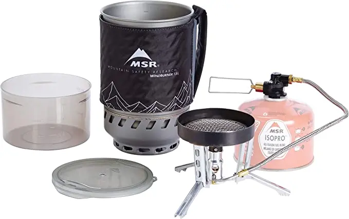 MSR WindBurner Duo Cooking System – Backpacking Stove Kit