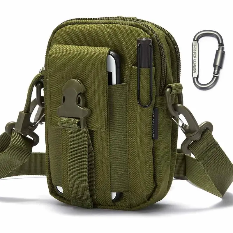 Multipurpose EDC Waist Pack – MOLLE-Compatible Tactical Belt Pouch for Gear Carry