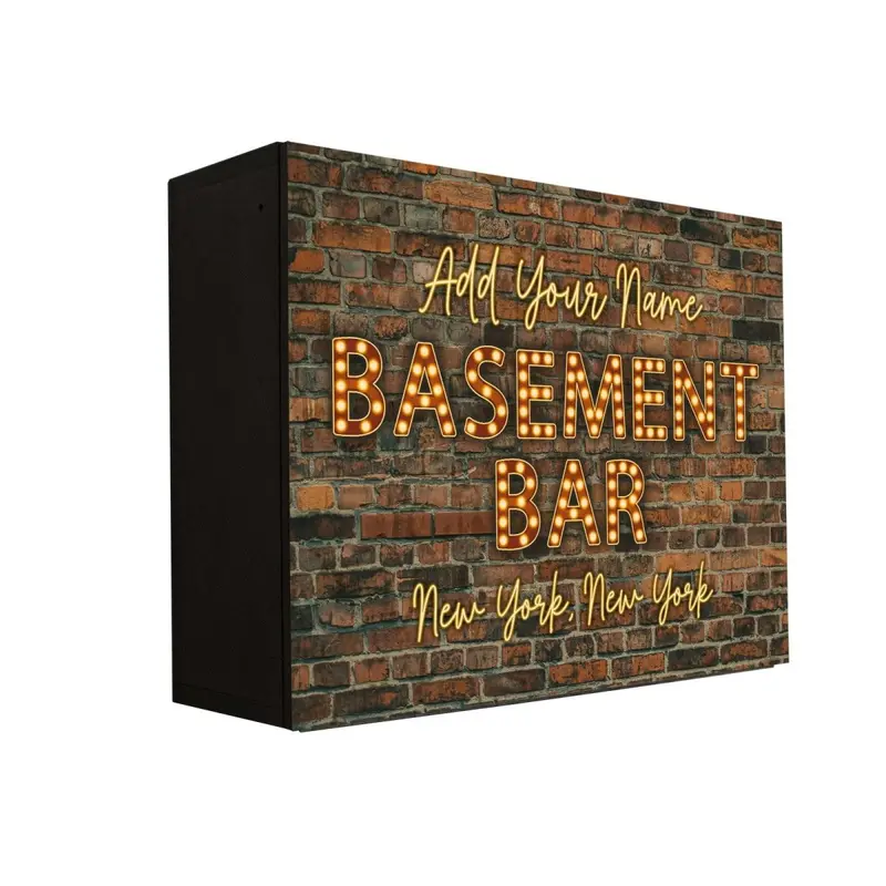 Murphy Walbar® Basement Bar Kit – 24″ x 18″ – Fully Customizable & Made in USA