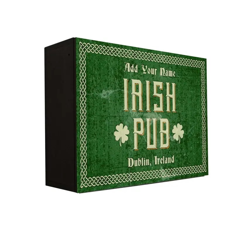 Murphy Walbar® Irish Pub Bar Design – 24″ x 18″ – Authentic Craftsmanship