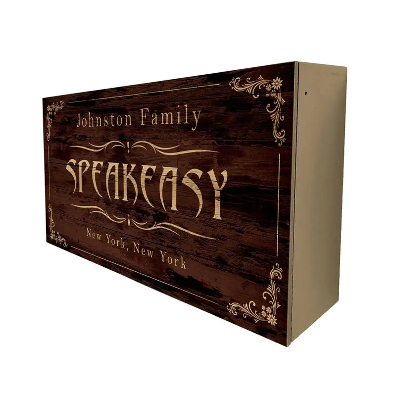 Murphy WalBAR™ Speakeasy-Style Bar – Custom-Built & Handcrafted in USA
