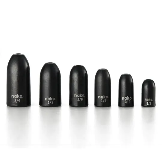 Nako Worm Sinkers – Tungsten Bullet Weights for Wacky Rigs